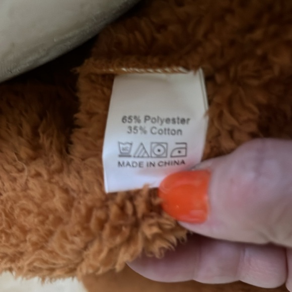 Copper Teddy Hoody Cardigan - Picture 4 of 5